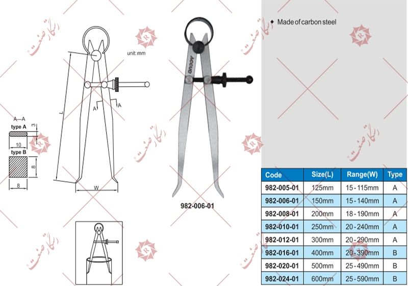 فواصل الربيع خارج الربيع الفرجار مودیل 01-006-982 ,  شراء فواصل الربيع خارج الربيع الفرجار مودیل 01-006-982