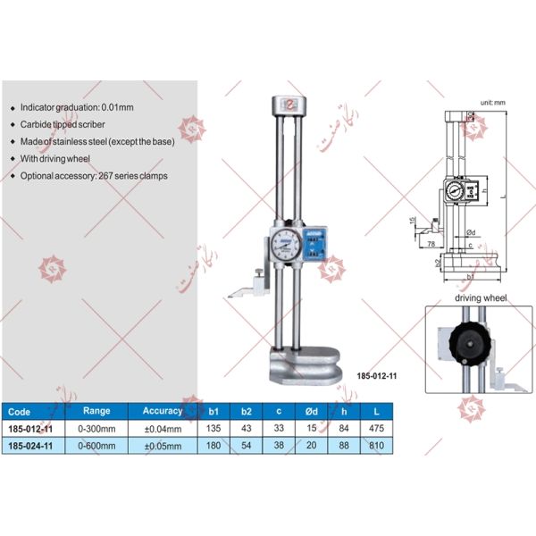 Accud Dial Based caliper model 11-024-185