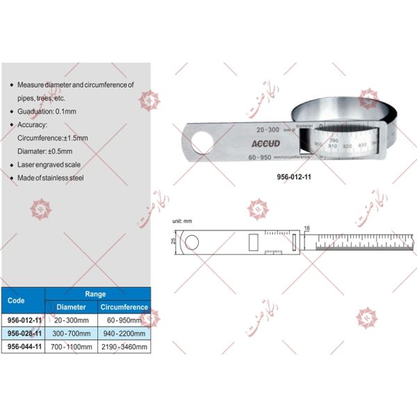 جهاز قياس شریط المحيط مودیل 11-012-956 , شراء جهاز قياس شریط المحيط مودیل 11-012-956