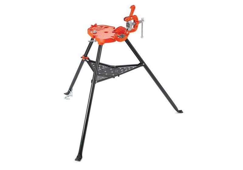 tristand pipe vise, tristand chain vise stand