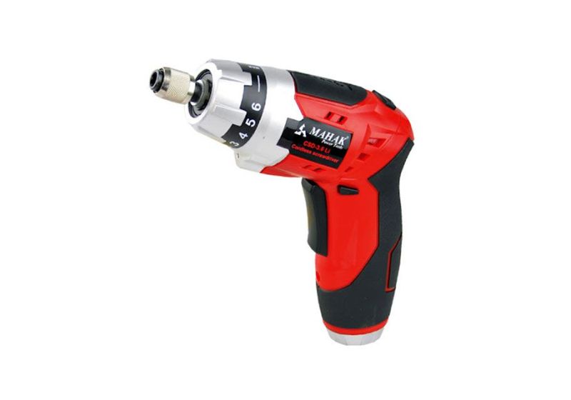MAHAK Cordless screwdriver model CSD-3.6 Li
