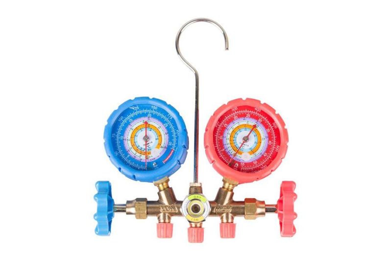 CHINESE Manifold gauges with brass body|on RSCO