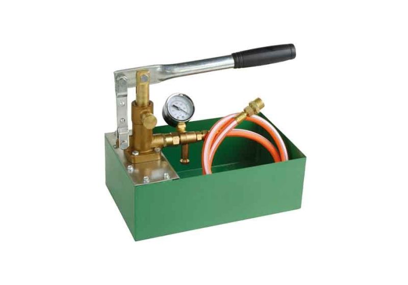 تست پمپ آب دستی 100 بار