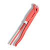 Bent Jaw Pipe Wrench | Made of forged and alloyed steel