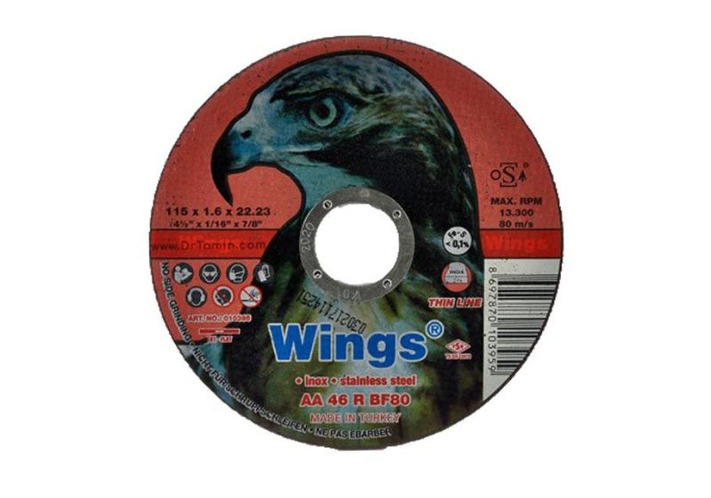 WINGS Steel Cutting Disc 115x1mm