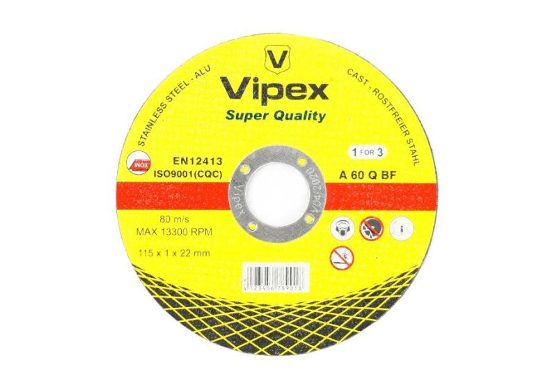 صفحه سنگ برش استیل ویپکس 115x1 میلیمتر