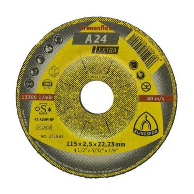KLINGSPOR Metal Cutting Disc 115x3mm