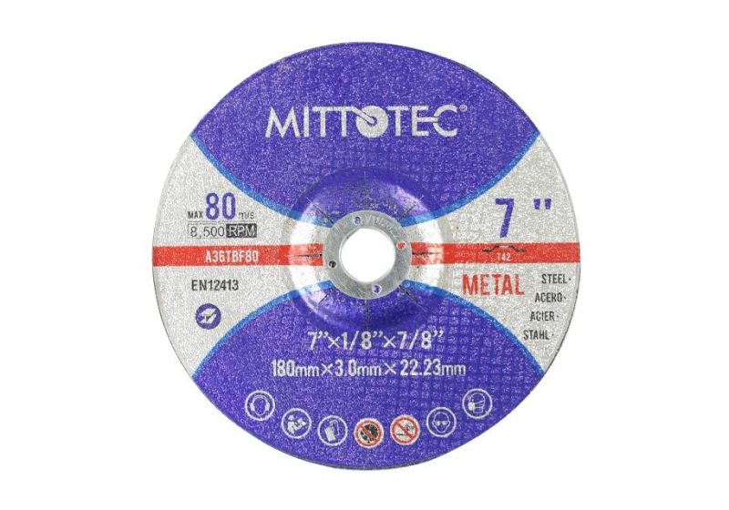 MITTOTEC Metal Cutting Disc 180x3mm