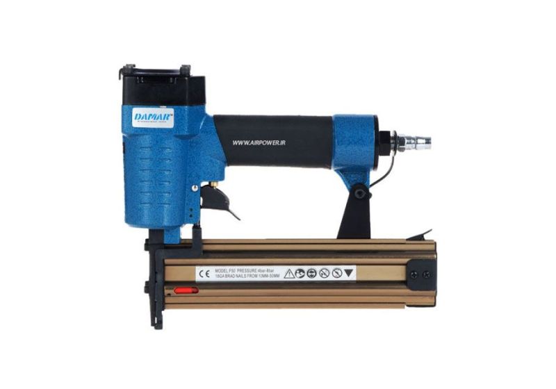 pneumatic nail gun and stapler,
using a pneumatic nail gun