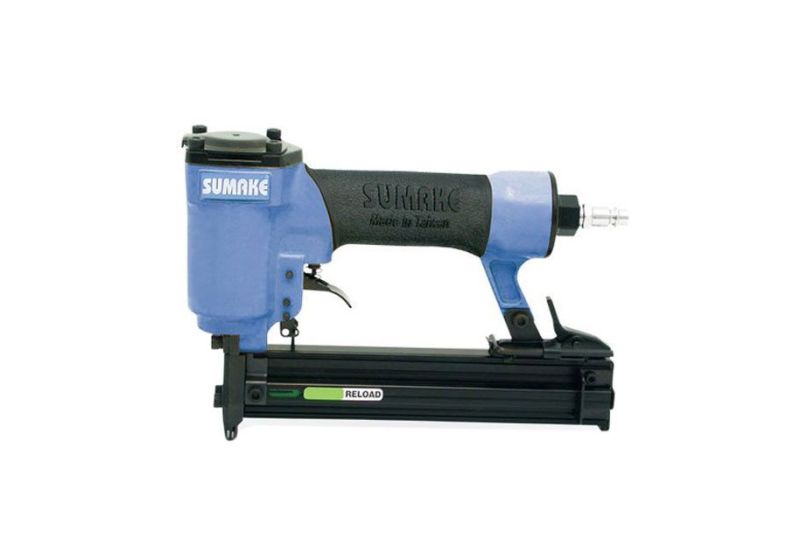 pneumatic nail gun and stapler,
using a pneumatic nail gun