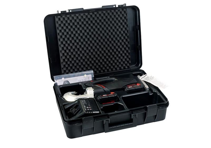 battery powered cable crimping tool,
battery operated cable crimper