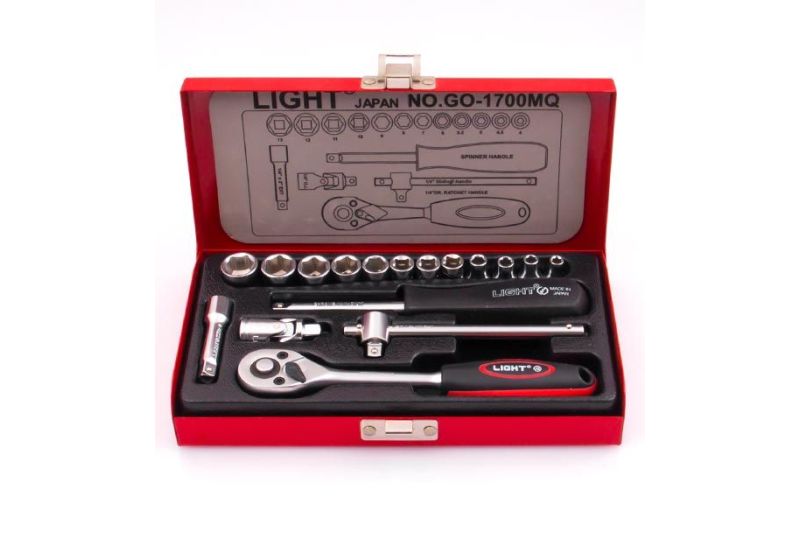 مجموعة أدوات إصلاح مع صندوق 1/4 بوصه GO-1700-MQ , شراء مجموعة أدوات إصلاح مع صندوق 1/4 بوصه GO-1700-MQ