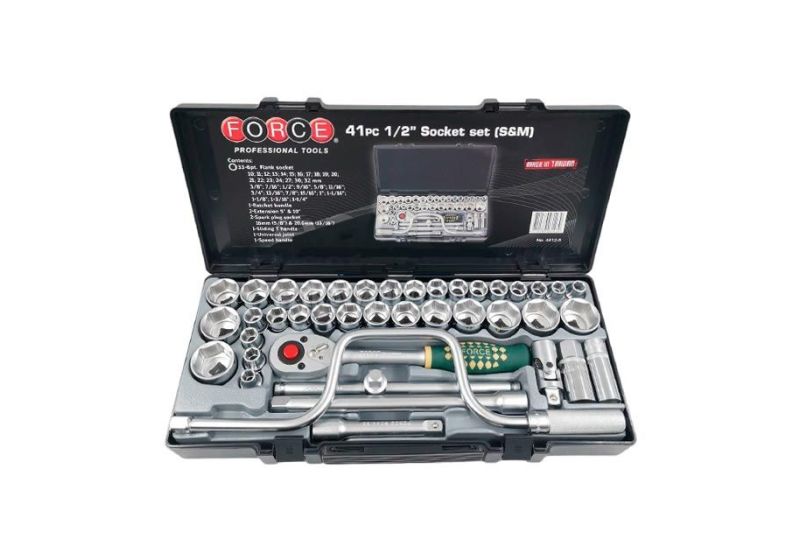 مجموعة أدوات إصلاح مع صندوق 41 قطعه 1/2بوصه 5-4412 متوفر بارخص الاسعار مجموعة أدوات إصلاح مع صندوق 41 قطعه 1/2بوصه 5-4412