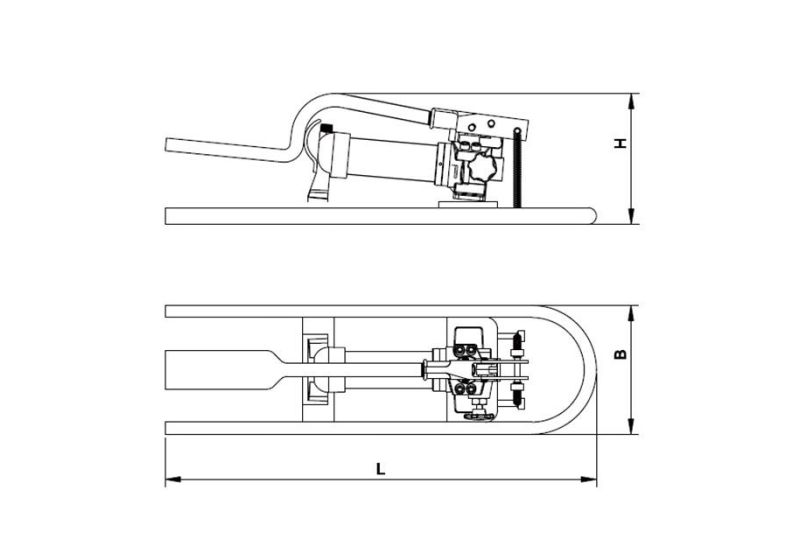 RSCO Foot Operated Hydraulic Pump