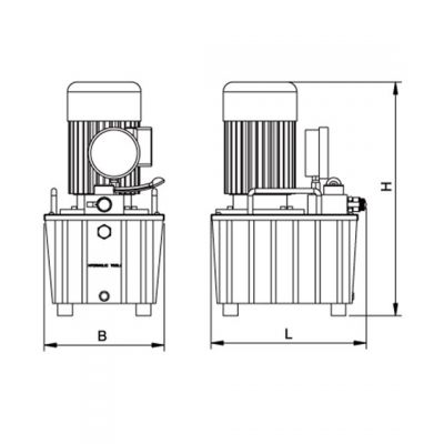 RSCo Electric Powered Hydraulic Pump model EPH8-700