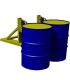 Industrial drum loading 350 kg