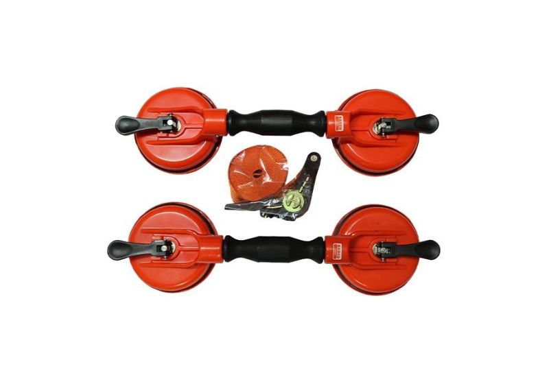 2 cup glass suction lifter