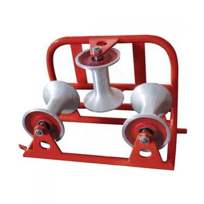 Three roller cable reel