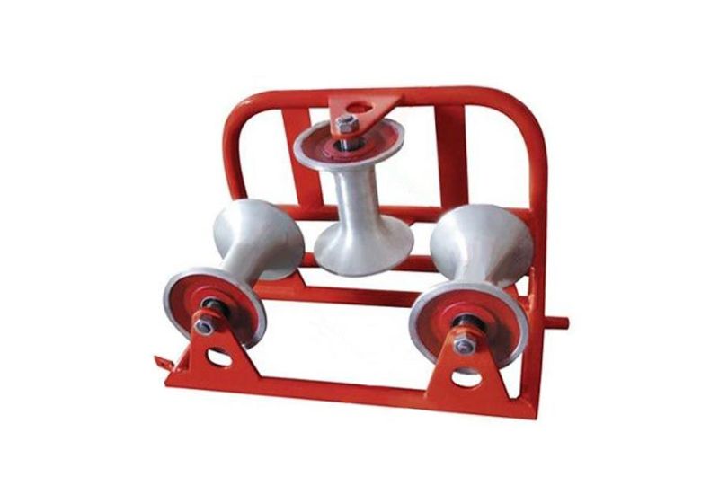 Three roller cable reel