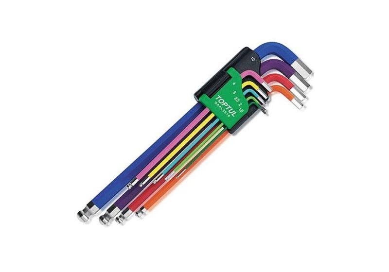 TOPTUL Long Arm allen wrench Set GAAL0918