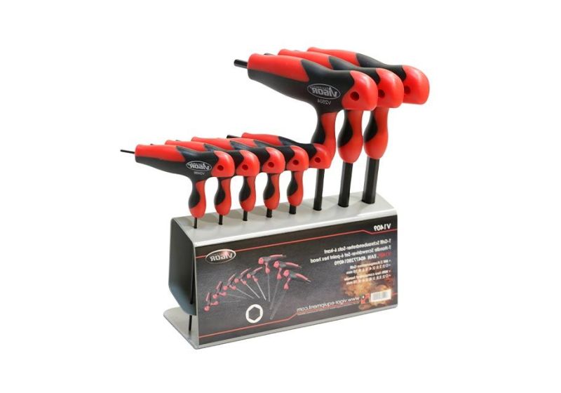 VIGOR T-Handle Allen wrench Set V1409