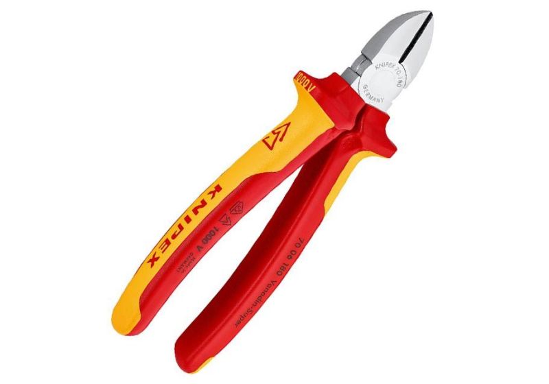 KNIPEX VDE Wire Cutter Pliers 7 Inch model 7006180