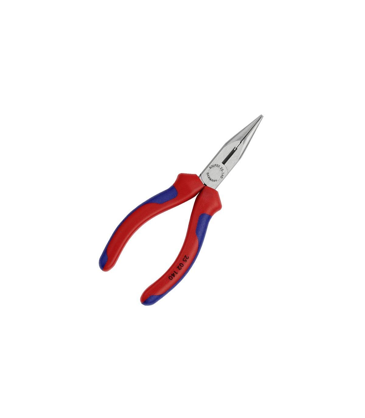 KNIPEX Needle Nose Pliers 7 in, Jagged jaws