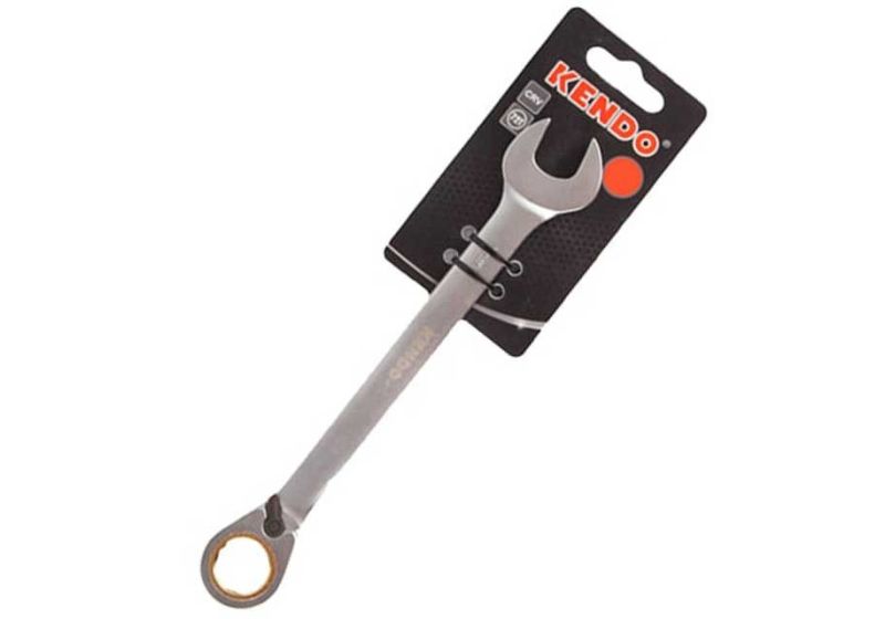 Kendo Ratchet Spanner Wrench 15564 | Polished surface