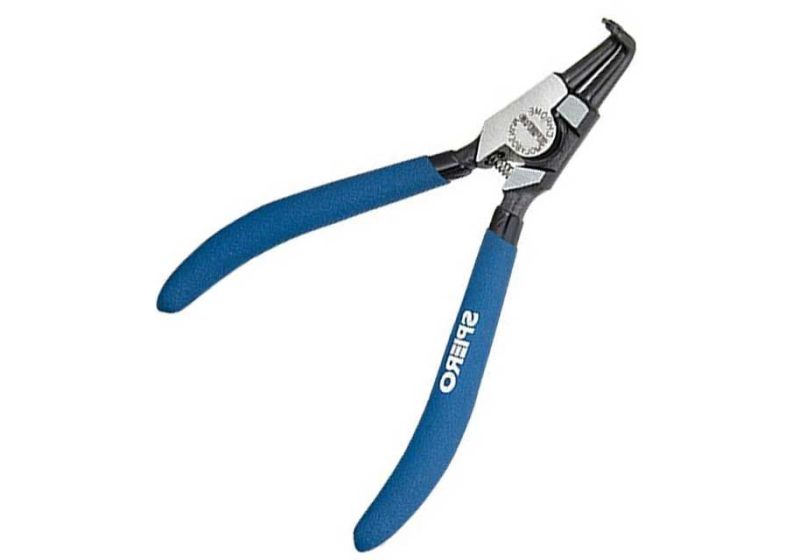 KNIPEX Angled Snap Ring Pliers 7 inch | Polished head | RSCo