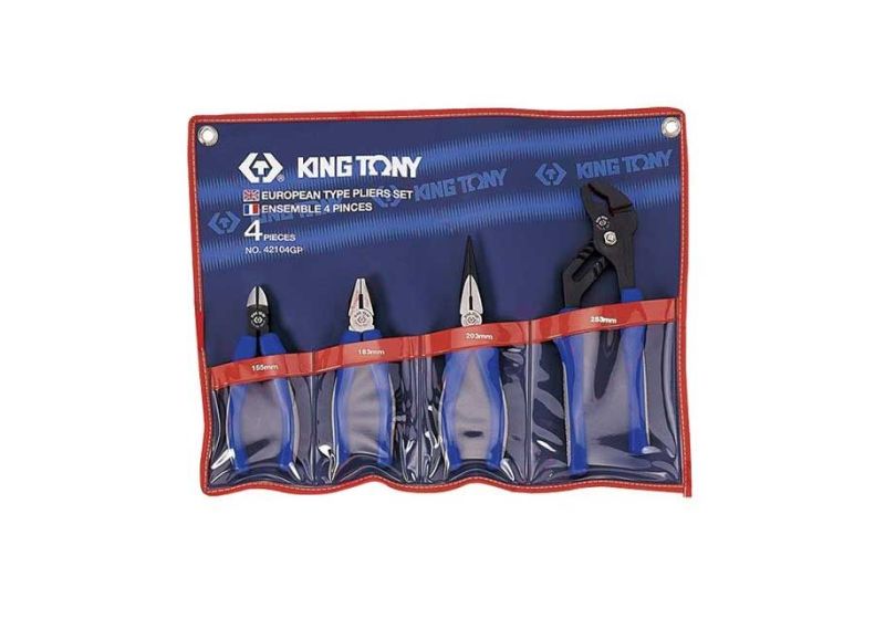KING TONY Pliers Set (4 Pc) | Made of chrome vanadium steel