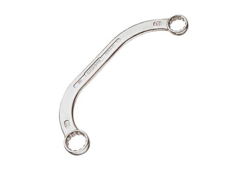 GEDORE Half Moon Ring Spanner 19 . 22 mm | polished surface