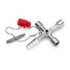 KNIPEX Control Cabinet Keys 90mm | 4-arm version | low price