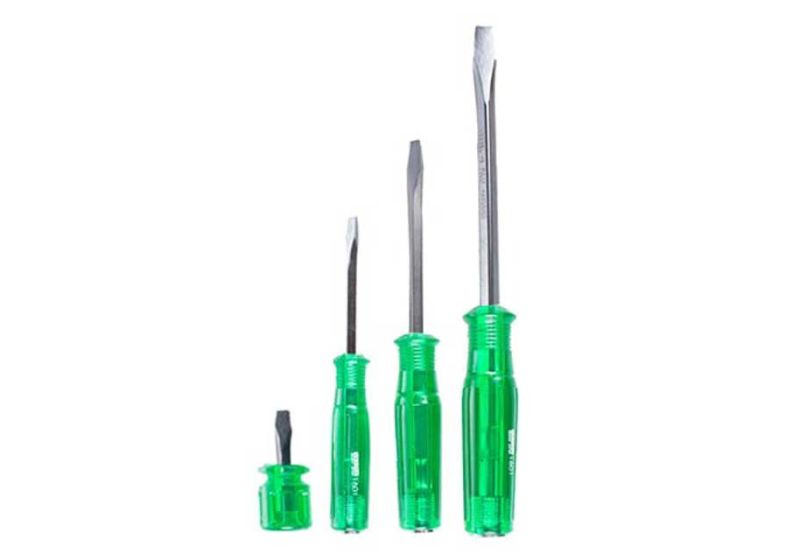 VESSEL Go Thru flat head Screwdriver Set