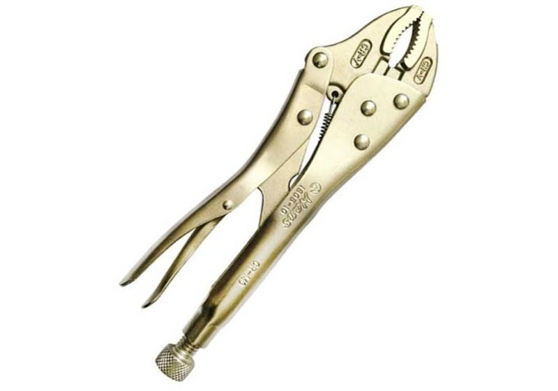 HANS Locking Pliers 10 in | Thick sheet with nickel plating