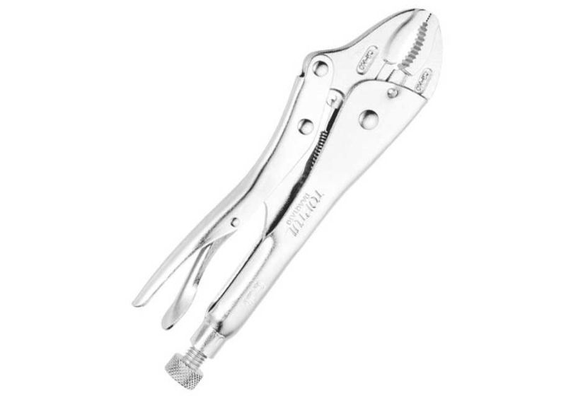 TOPTUL Lock Grip Pliers 10 in | Anti-corrosion nickel plated