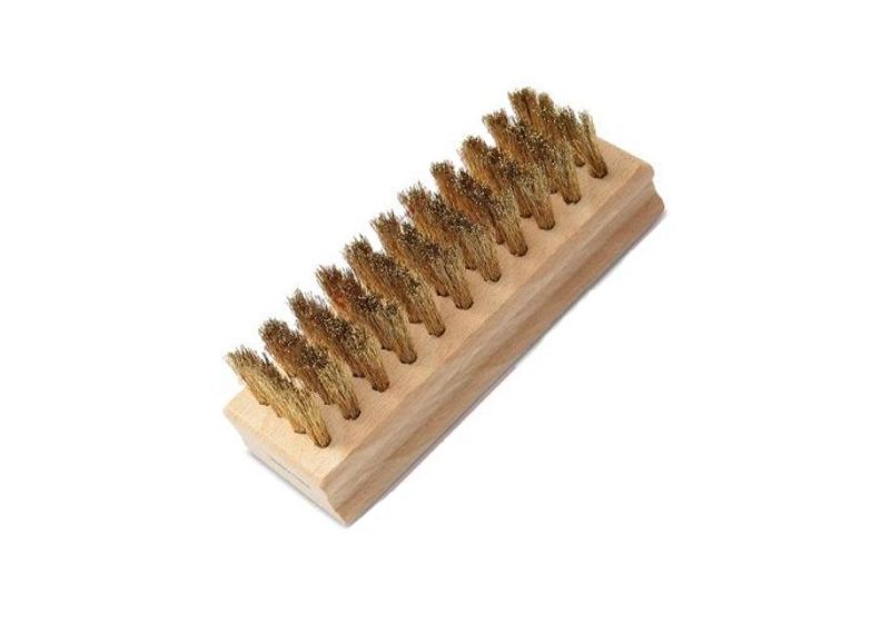 Non-Sparking Wire Brush | copper head & wooden handle | RSCo