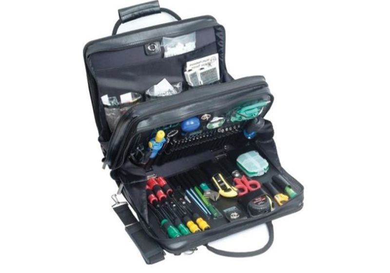 PROSKIT Electrician Tool Bag | 2 safety locks | plastic body