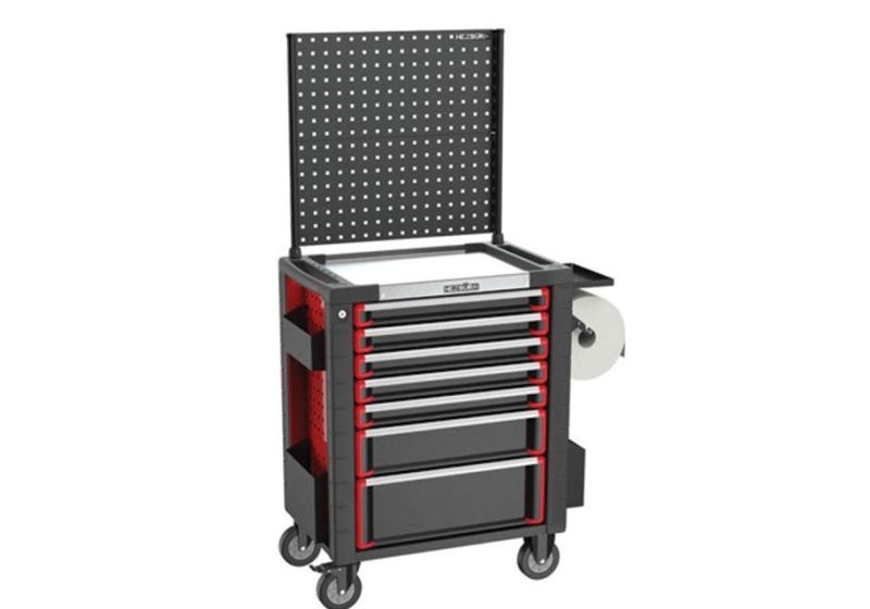 SONIC Roller Drawer Tool Box 90 kg | Safety lock | 7 drawers