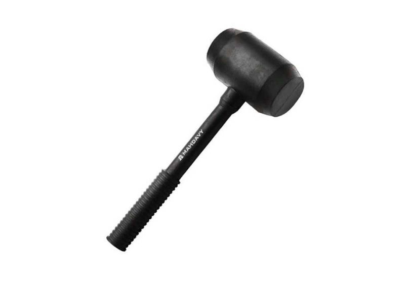 MAHDAVY Rubber Mallet 400 g | Plastic-coated handle | RSCo