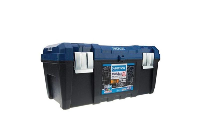 NOVA Plastic Tool Box 21 inch | Unique and ergonomic design