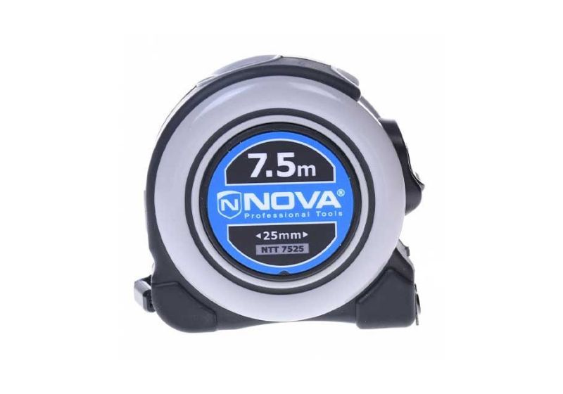 NOVA Tape Rule 7.5 m | Stainless steel hook | high quality