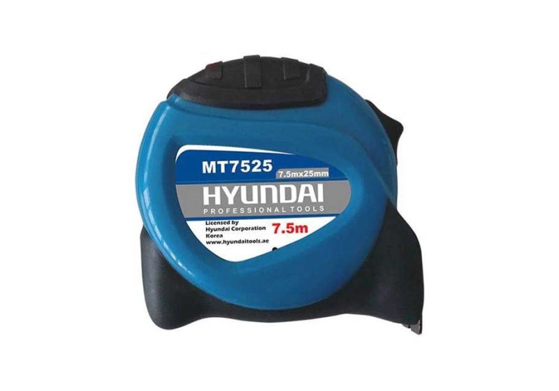 HYUNDAI Tape Rule 7.5m | Grading in centimeters| metal blade