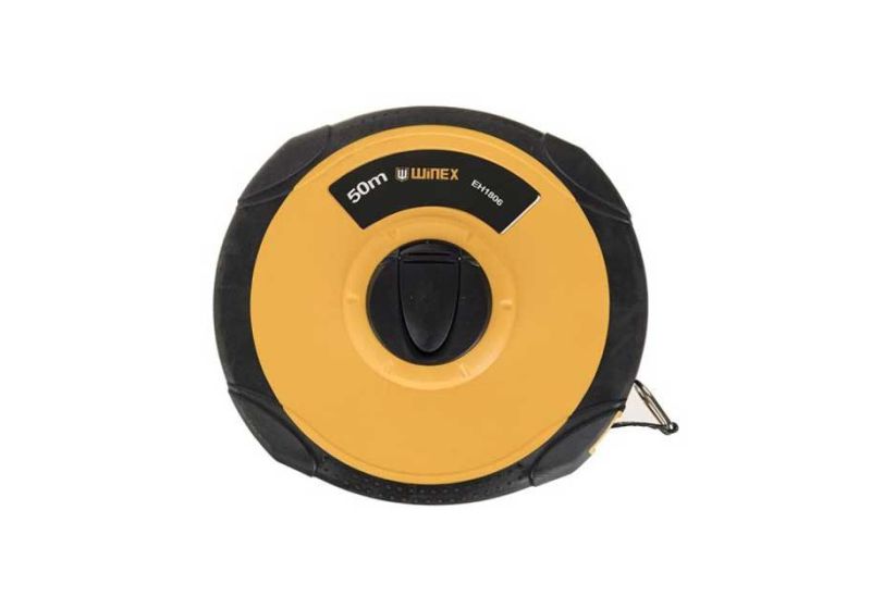 WINEX Open Frame Tape Measure 50 m | Durable plastic case