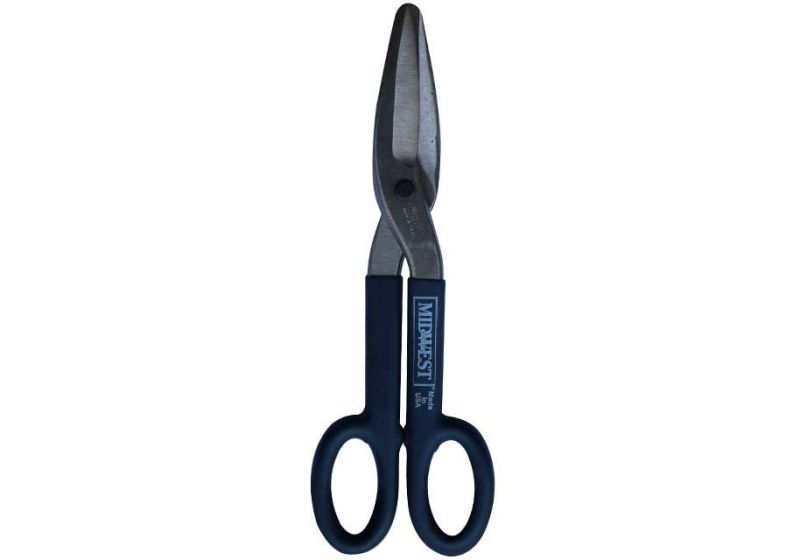 MIDWEST Straight Pattern Snips 12in |Stainless steel blades