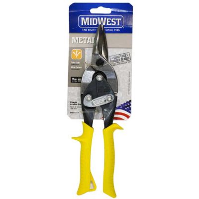 MIDWEST Aviation Snips Straight 10 inch
