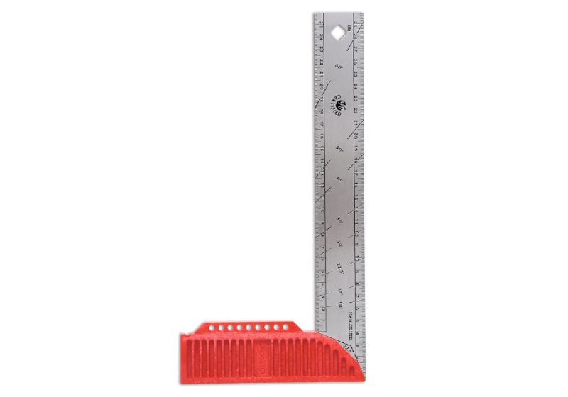 KAPRO Precision Square 250 mm | Inch/cm gradations or cm/cm
