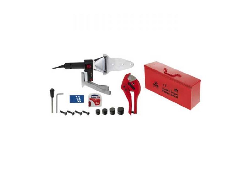 اتو لوله کشی پویا صنعت مدل فیوژن مجهز به اهرم رگلاژ لقمه و آچار آلن با نمره 5