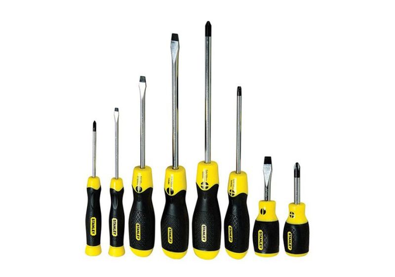 STANLEY Screwdriver Set | 8 screwdrivers and Magnetic tips