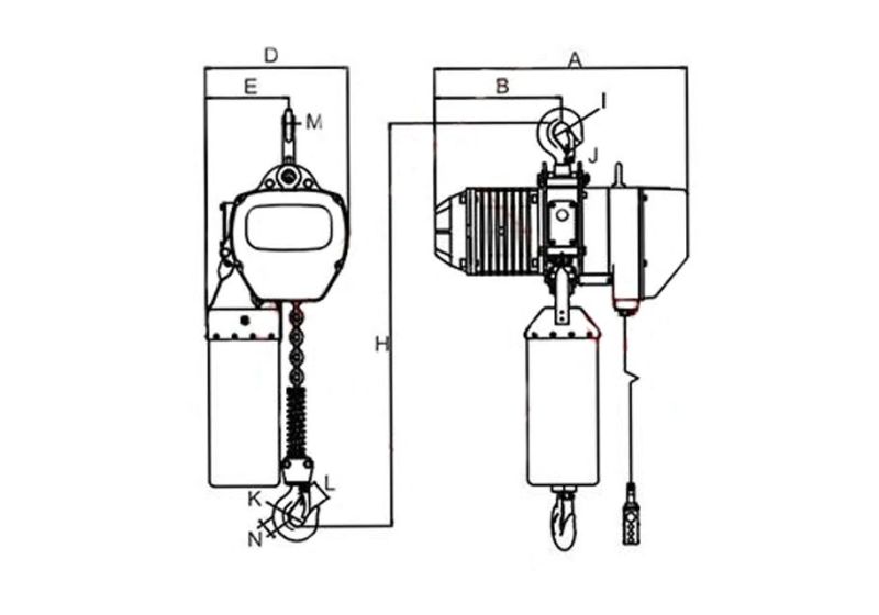 Best Price RSCO 5-Ton Dual-Function Electric Hoist RHZL2-5000