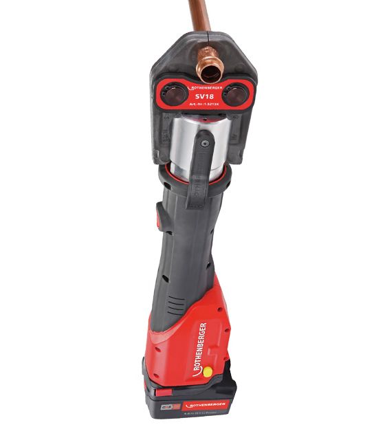 ROTHENBERGER Battery powered pex pipe press